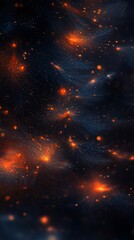Obraz premium Abstract cosmic nebula, swirling galaxies, space. Possible use Science fiction, digital art, background for design projects