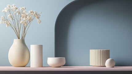 Minimalist interior with neutral tones