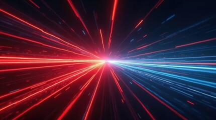Obraz premium Converging Light Trails