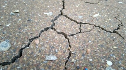 Obraz premium Cracked Concrete Texture Macro