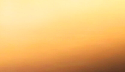 Fototapeta premium 明るい黄色とオレンジ色の夕焼けみたいなグラデーション背景