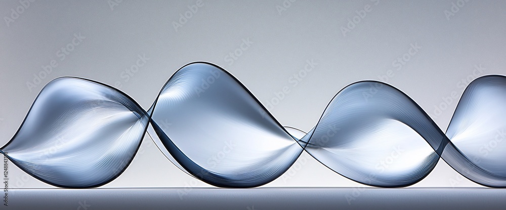 Poster abstract fluid forms