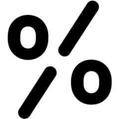 percent symbol on a white background   discount vector 