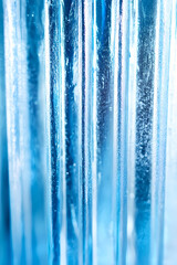 Abstract blue wave background with copy space, an elegant design for a presentation or poster