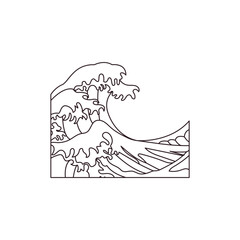 water wave sea ocean illustration emoji vector