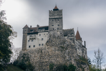 Naklejka premium Bran Castle. Transylvania, Romania.