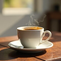 Fototapeta premium Dripping Coffee, Mug, Filter, Kettle - High-Quality AI Art