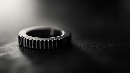 アートフォト・背景ぼかしの歯車マクロショット