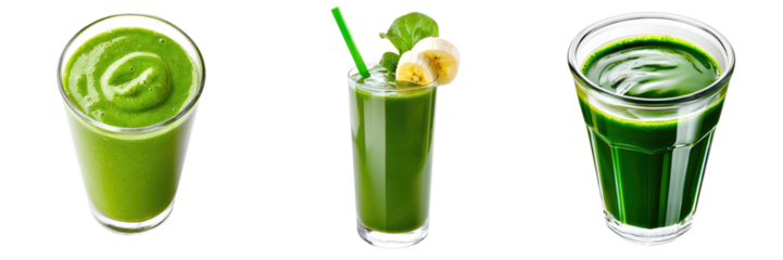 Refreshing green drinks, perfect for a healthy lifestyle, packed with nutrients and flavor in vibrant glassware.
