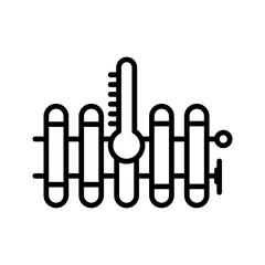 Radiator Vector Icon