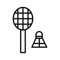 Badminton Vector Icon