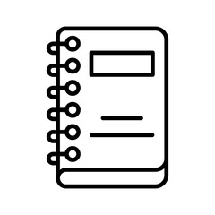 Notebook Vector Icon