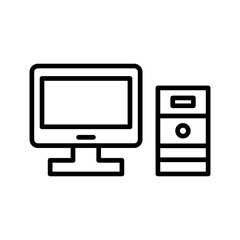 Computer Vector Icon