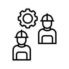 Industrial Worker Vector Icon