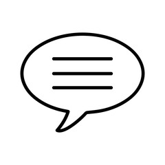 Speech Bubble Vector Icon