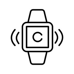 Wearable Technology Vector Icon