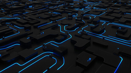 Fototapeta premium Abstract data line technology background