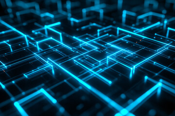 Abstract data line technology background