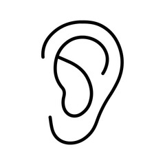 Ear Vector Icon