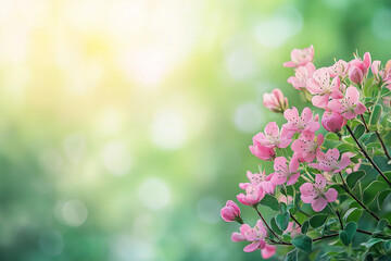 Flowers floral abstract background