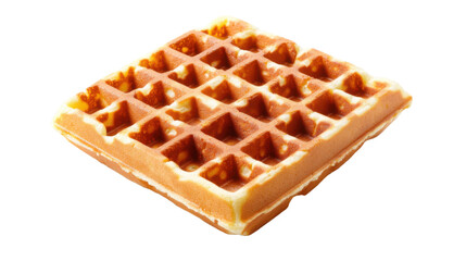 waffle isolated on white background