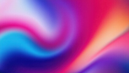 Obraz premium ibrant abstract gradient texture with soft wave motion in pink, blue, and orange tones for digital design