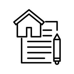 Rental Contract Vector Icon