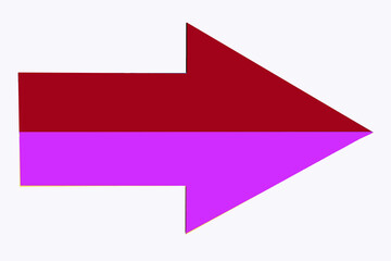 Red purple  arrow right