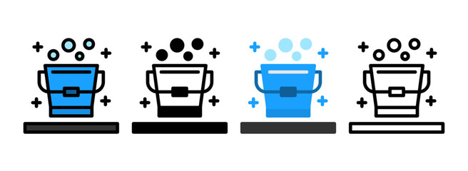 Set of Bucket Icon