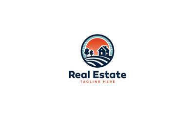 Creative Real Estate Branding, Sleek and Modern Property Logo Set