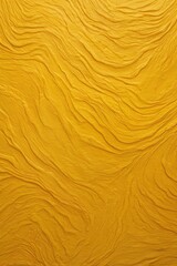 Obraz premium yellow painted wall with a pattern of wavy lines