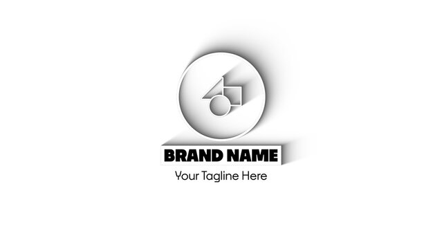 Logo Reveal with Shadow Design in Circle