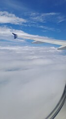 view from airplane window