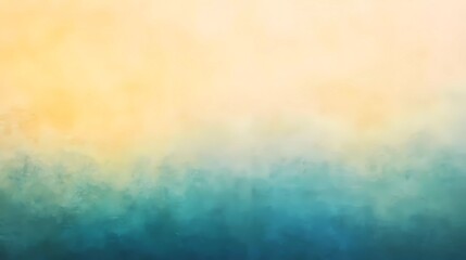 abstract background with gradient colors, blue and yellow color palette, blurred edges, grainy texture,