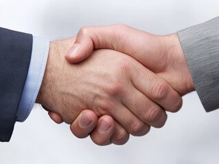 business handshake close-up