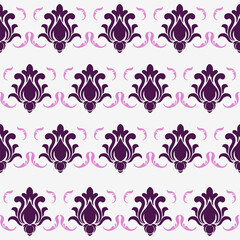 damask geometric abstract pattern with simple shapes and beautiful color palette. Simple geometric pattern composition.