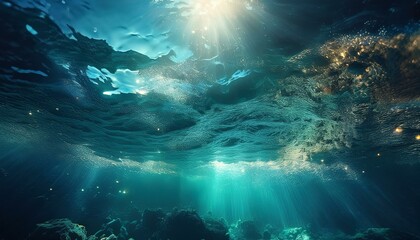 Fototapeta premium 水の煌めき