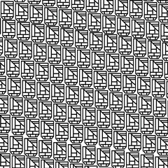 Fototapeta premium The texture or pattern consists of individual small grids or geometric line shapes.