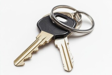 Keys, ring, studio, white background, security, home