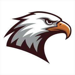 Obraz premium eagle head vector illustration