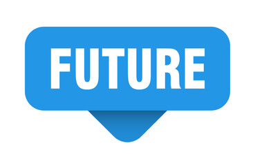 future sticker. future sign on transparent background