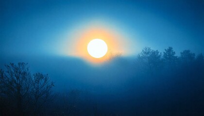 Generated image : arri&egrave;re-plan bleu brumeux ensoleill&eacute;