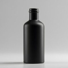 black plastic bottle