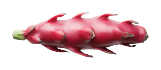 Tropical farm freshness exotic dragon fruit harvest isolated on transparent background