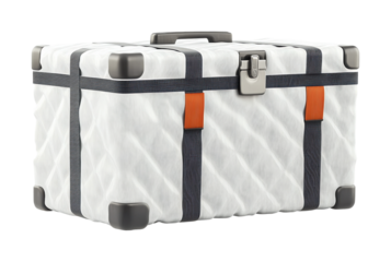 Travel essentials stylish luggage for adventure seekers isolated on transparent background