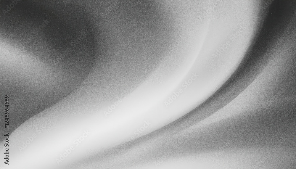 Leinwandbilder soft monochrome fabric texture with wave pattern for minimalist background or textile design mockups