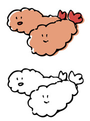 ペン風エビフライ１