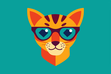 vector illustration of a cartoon dog