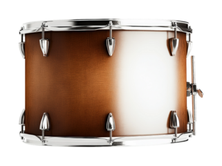 Drum playing event studio music instrument indoor isolated on transparent background