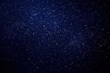 Fototapeta premium Night Sky with Scattered Stars